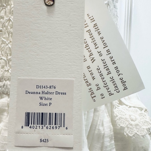 LoveShackFancy Deanna Halter Mini Dress - Picture 7 of 8